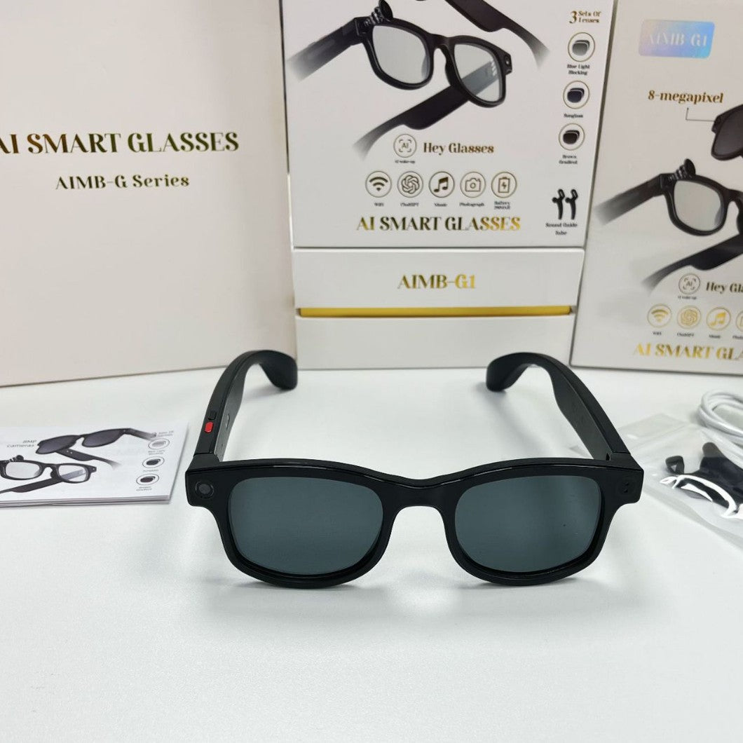 AIMB-G1 Smart Glasses 1200P Video Recording